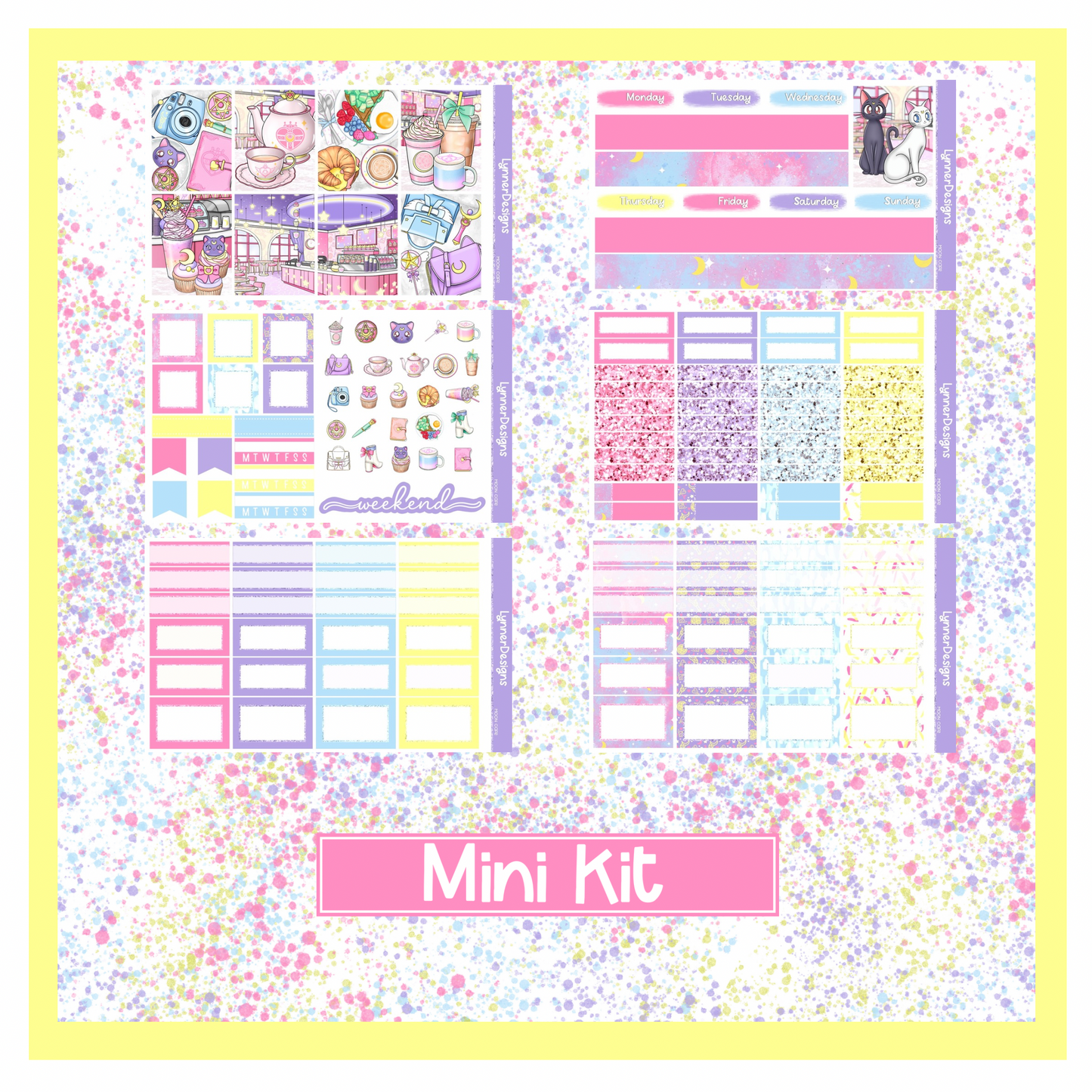 Moon Cafe - Vertical Weekly Kit