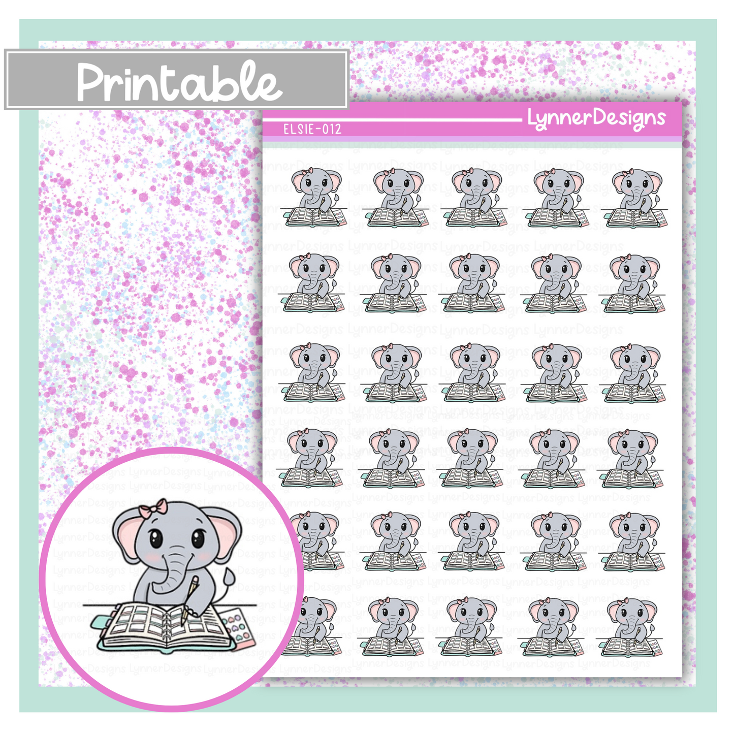 Printable - Elsie 012 - Planning