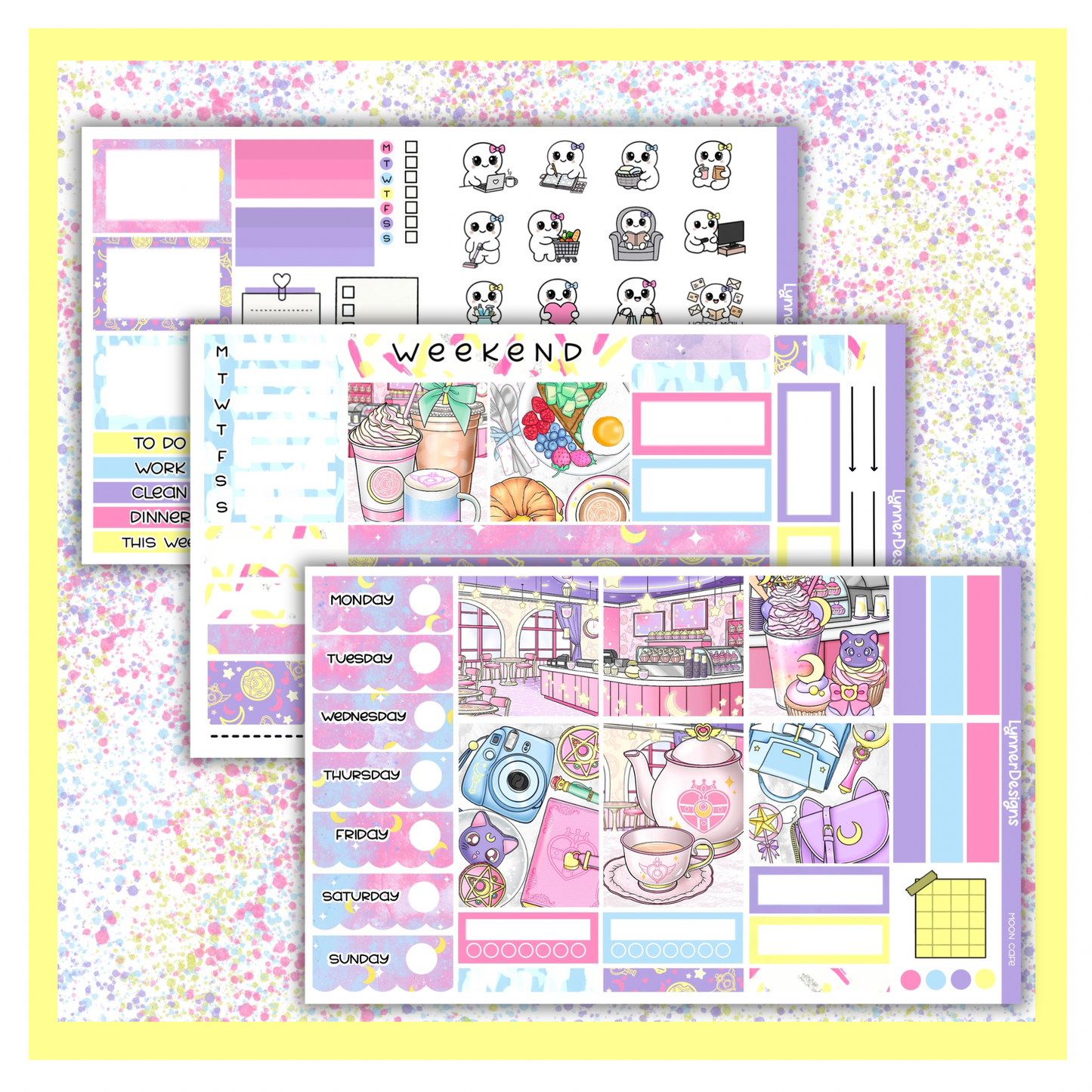 Moon Cafe - Hobonichi Cousin Weekly Kit