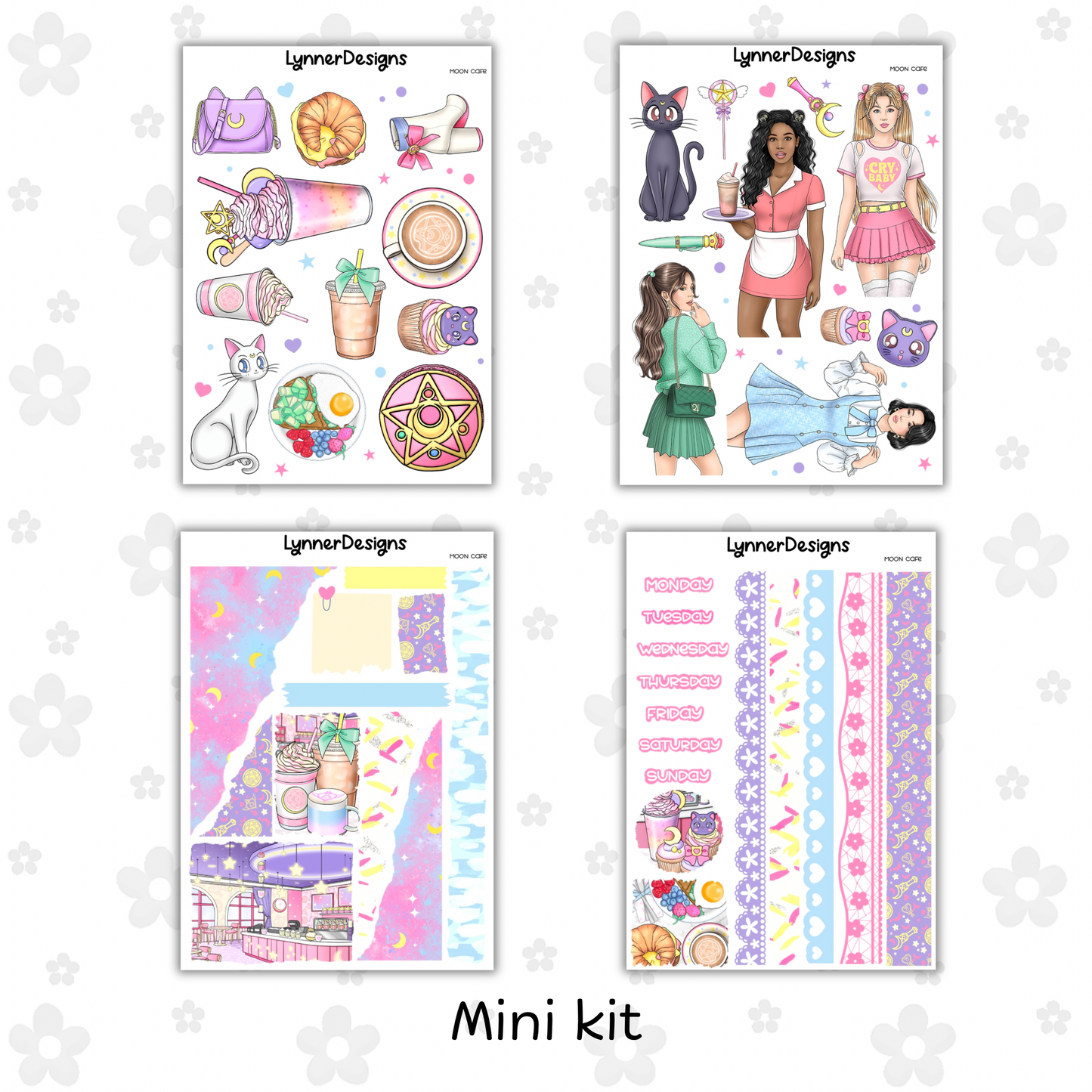 Journaling Kit / Junk Journal - Moon Cafe