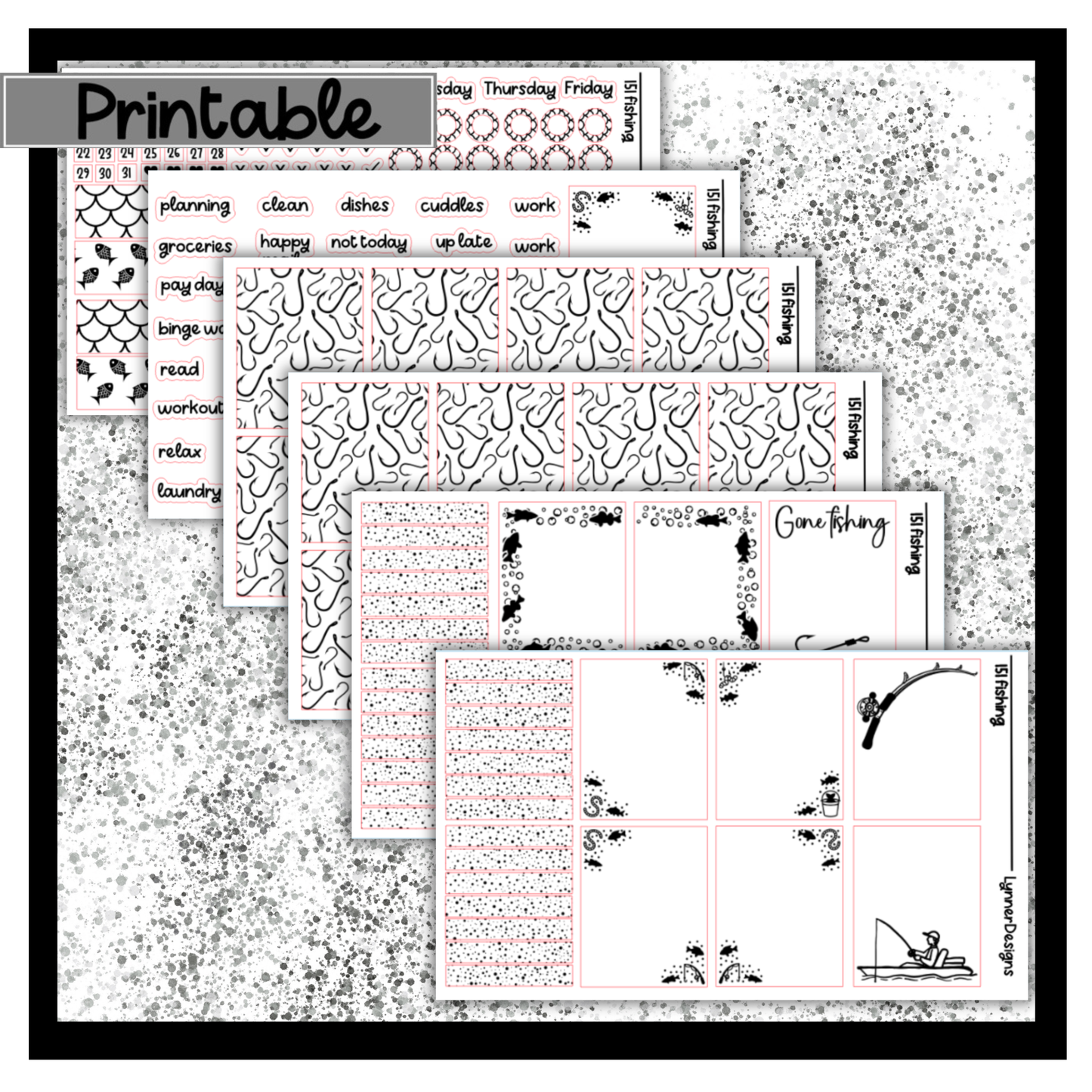 Printable - 151 Fishing Foil Pack