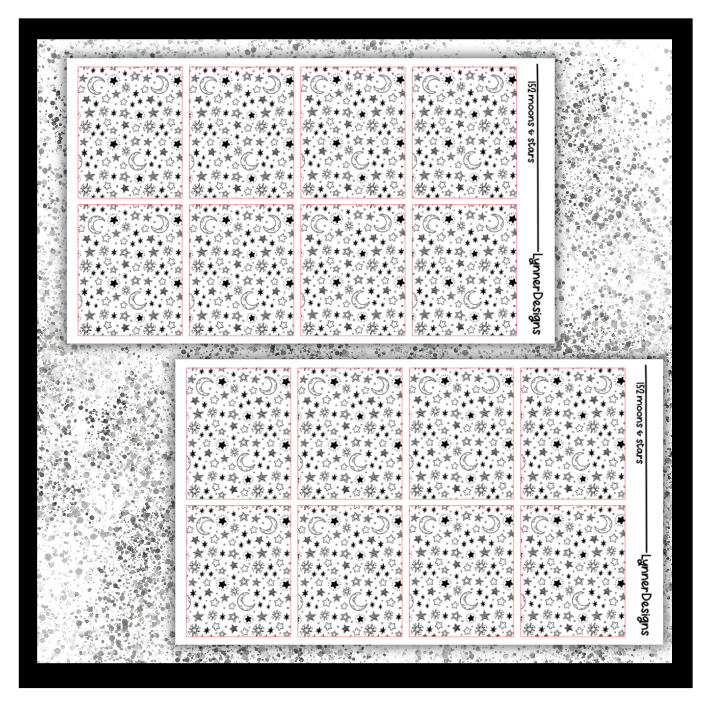 152 Moons & Stars - Foil Pack