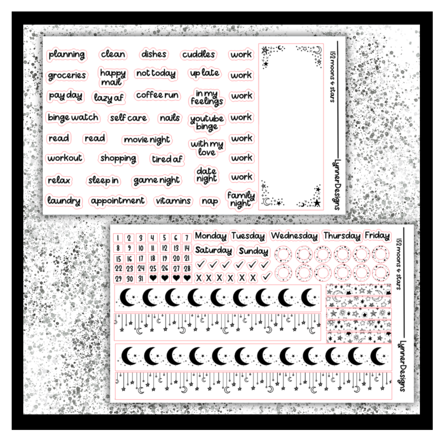 152 Moons & Stars - Foil Pack