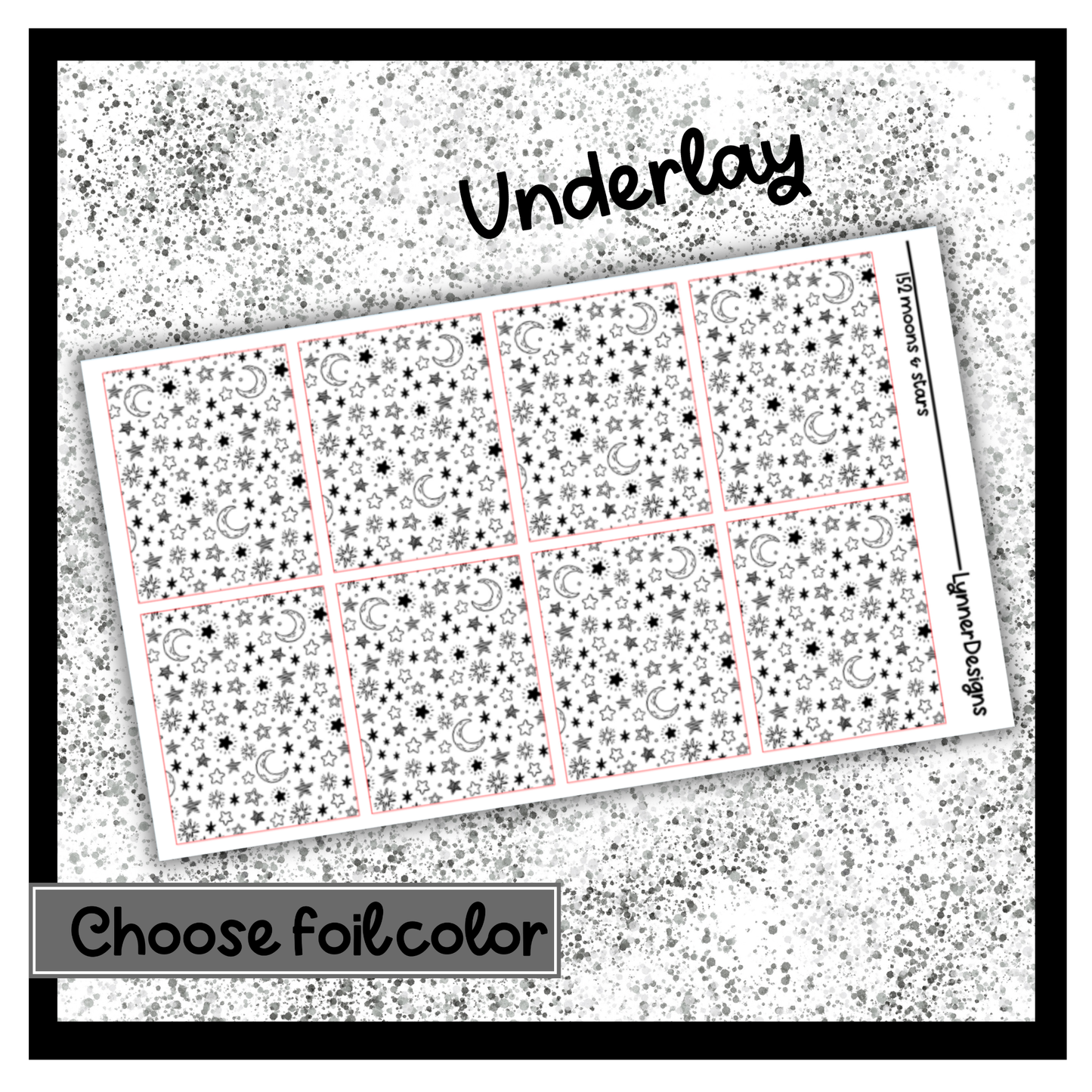 152 Moons & Stars - Underlay
