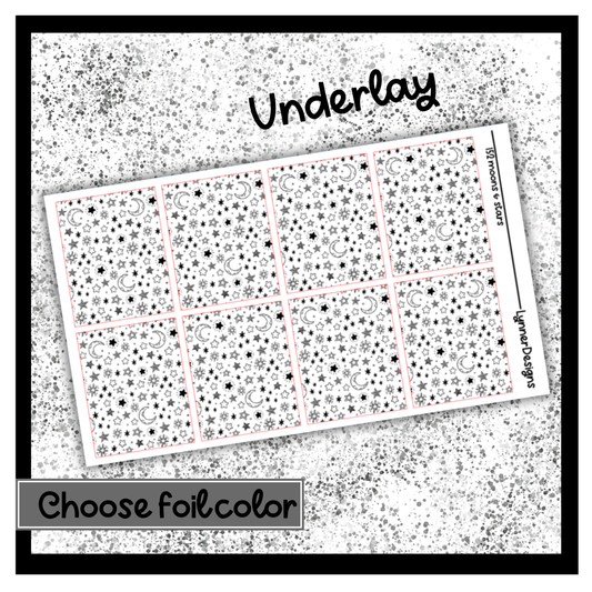 152 Moons & Stars - Underlay