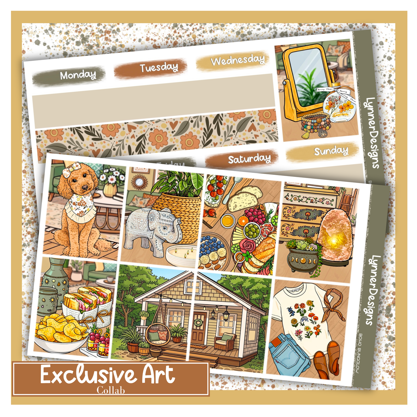 Boho Bungalow - Vertical Weekly Kit