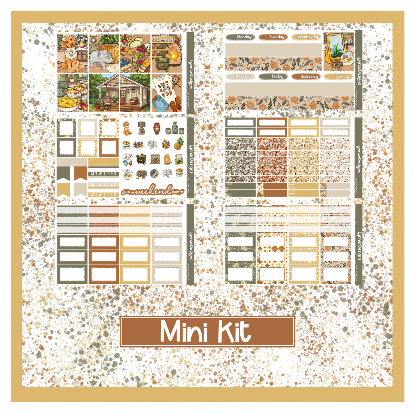 Boho Bungalow - Vertical Weekly Kit