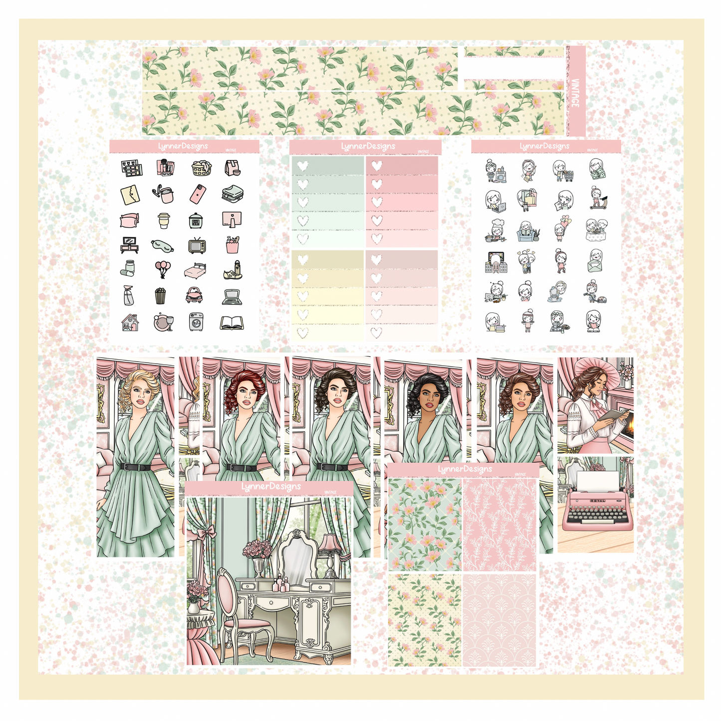 Printable - Vintage Weekly Kit