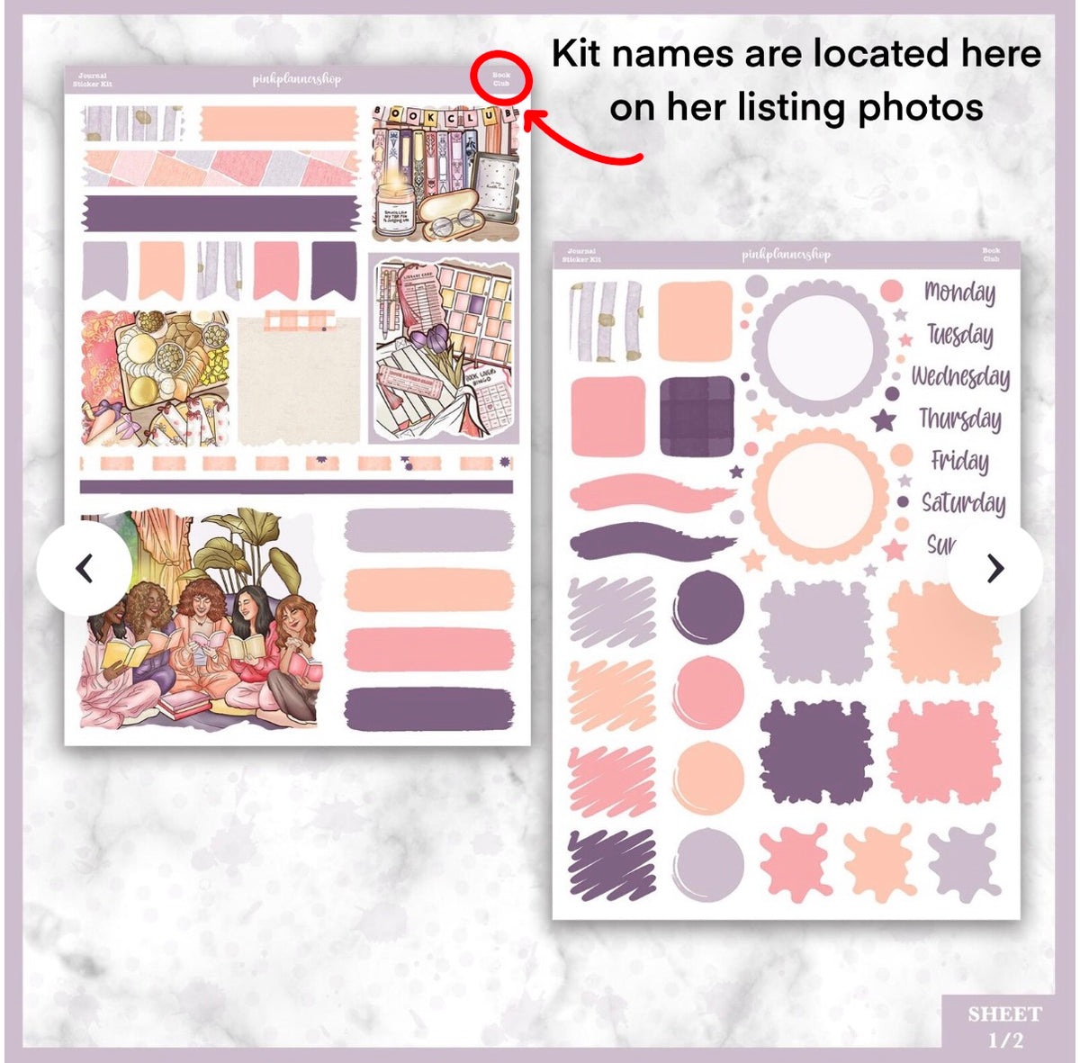 Pink Planner Shop - Journaling Kit - Print & Cut For You