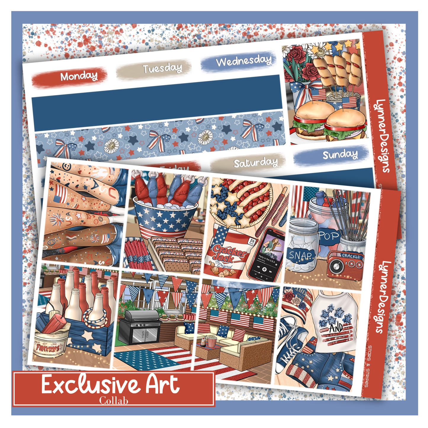 Stars & Stripes - Vertical Weekly Kit