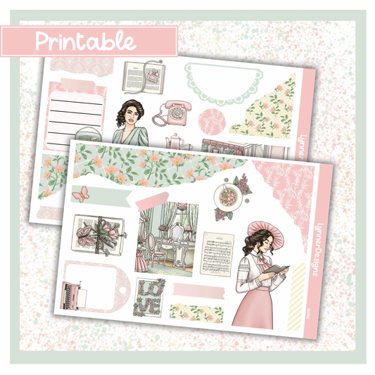 Printable - Vintage Journaling Kit