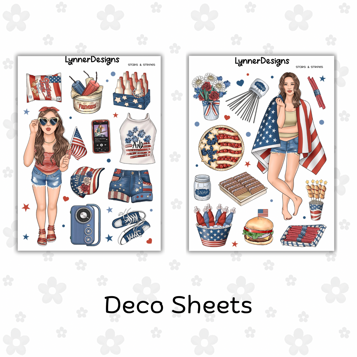 Journaling Kit / Junk Journal - Stars & Stripes
