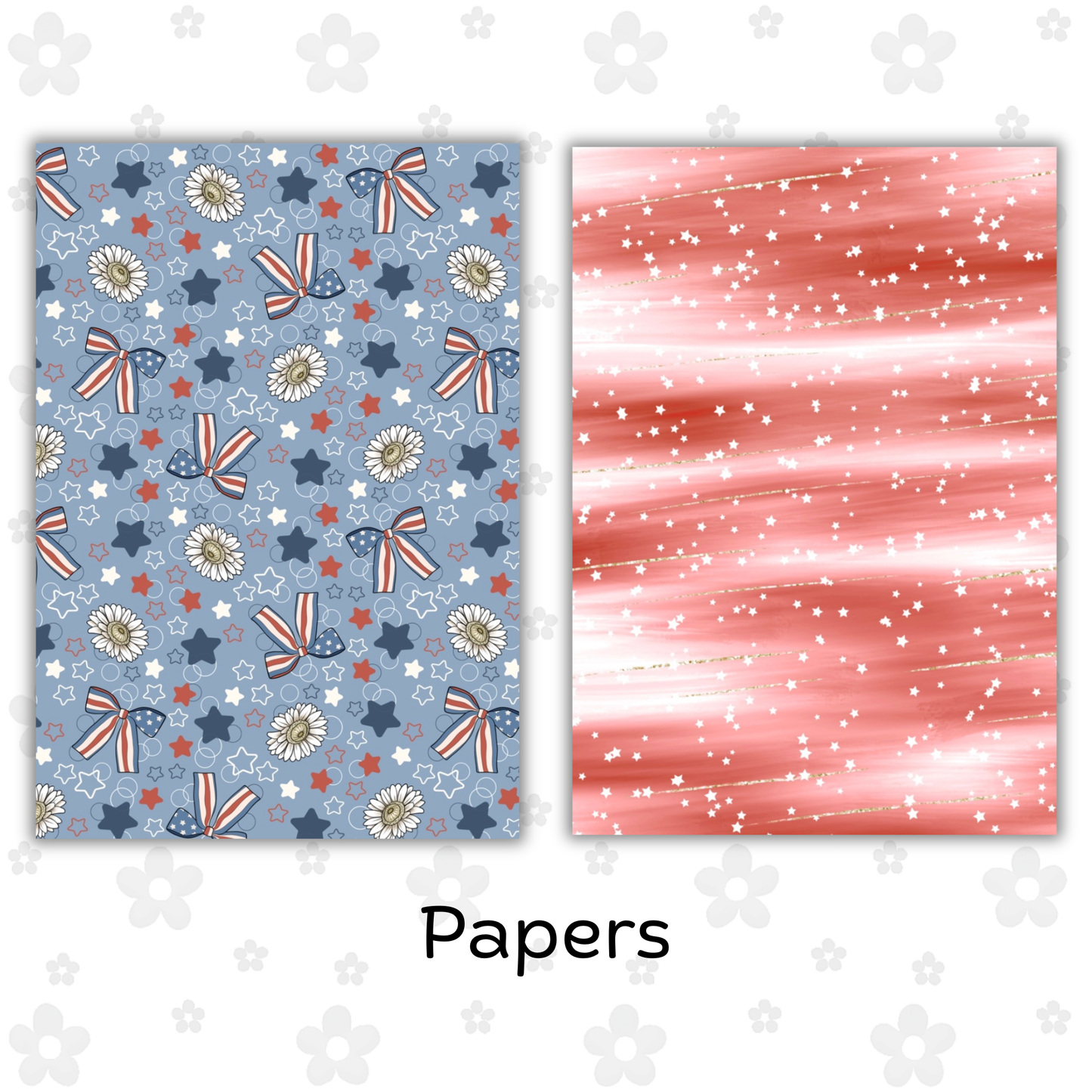 Journaling Kit / Junk Journal - Stars & Stripes