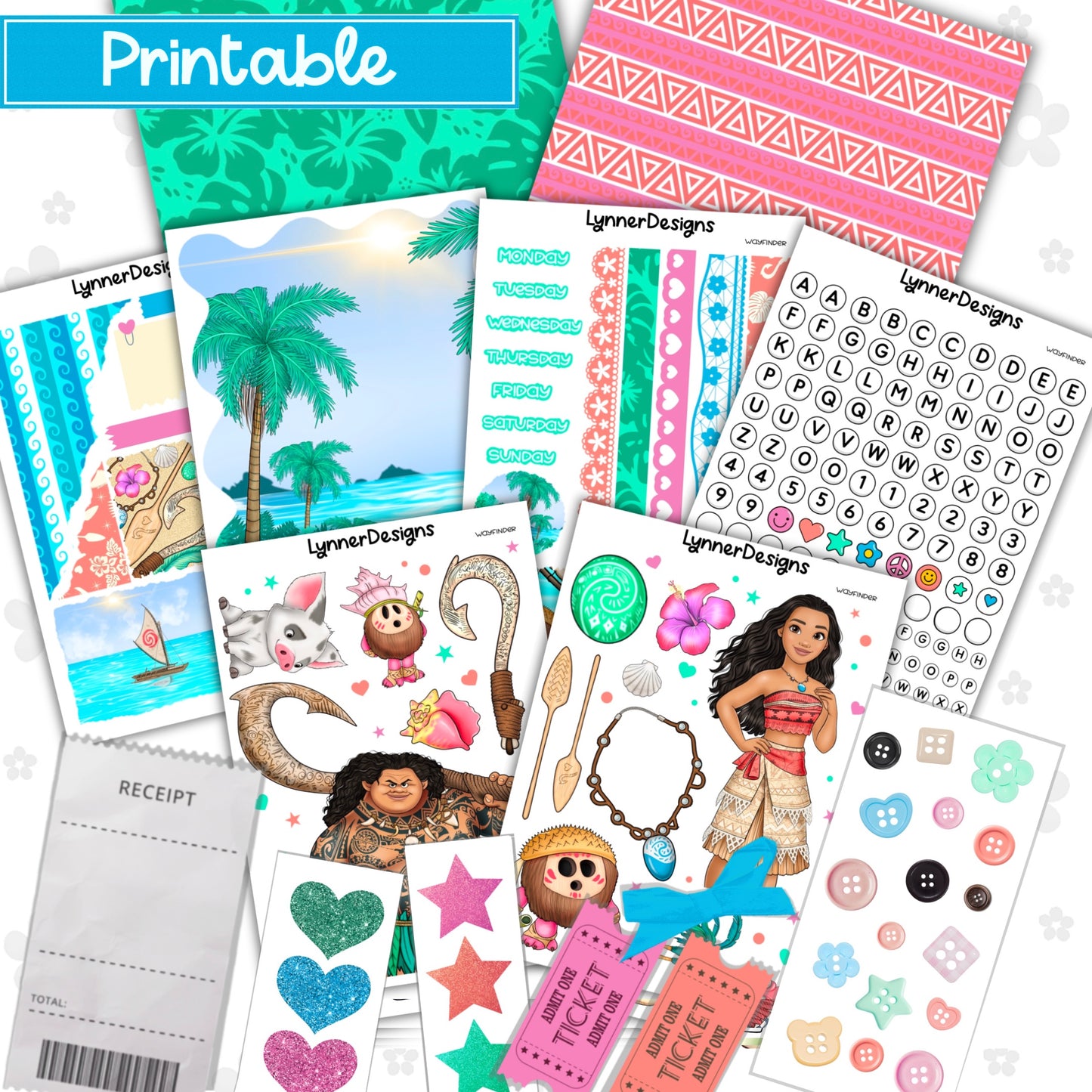 Printable - Wayfinder Journaling / Junk Journal Kit