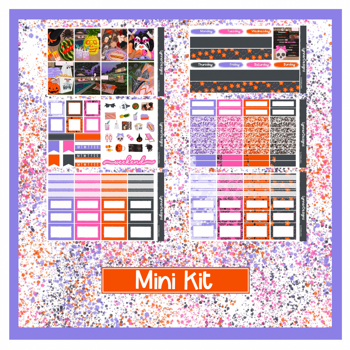 Summerween - Vertical Weekly Kit