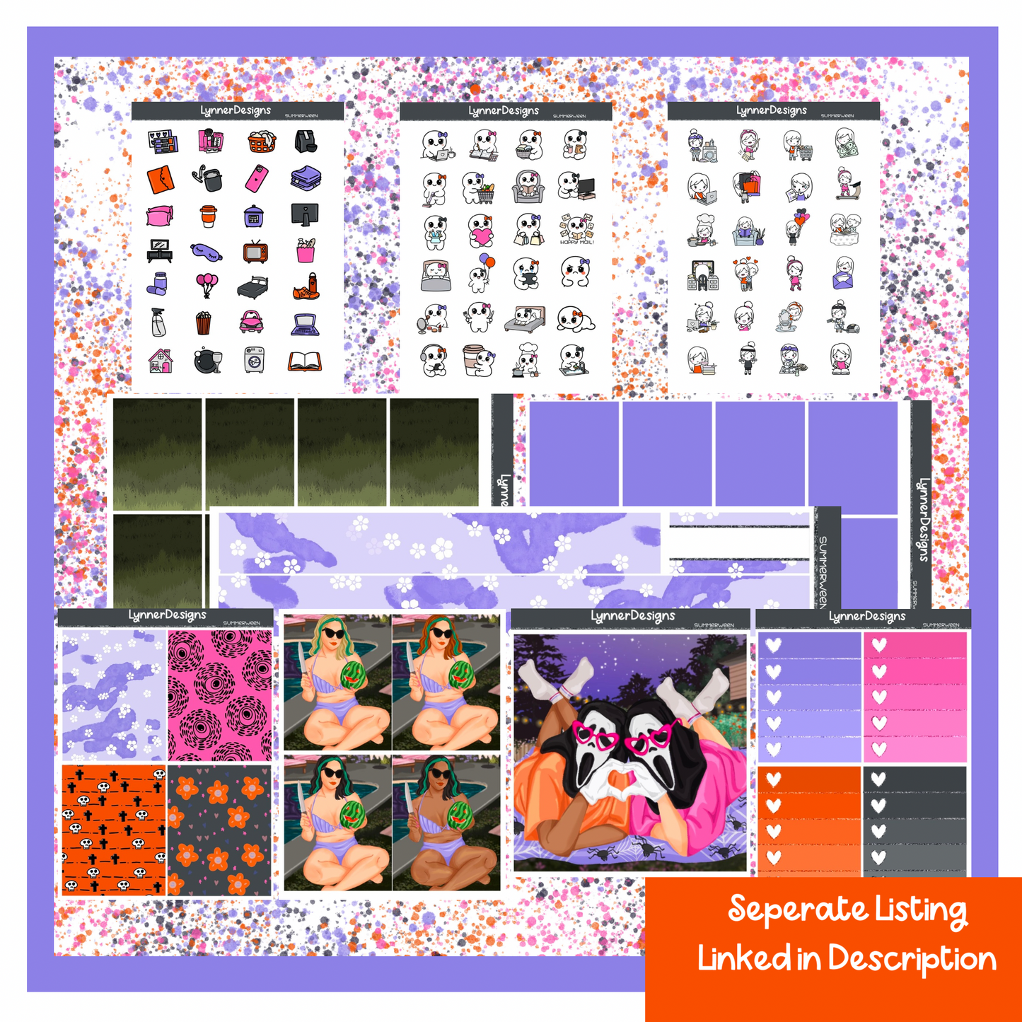 Summerween - Vertical Weekly Kit