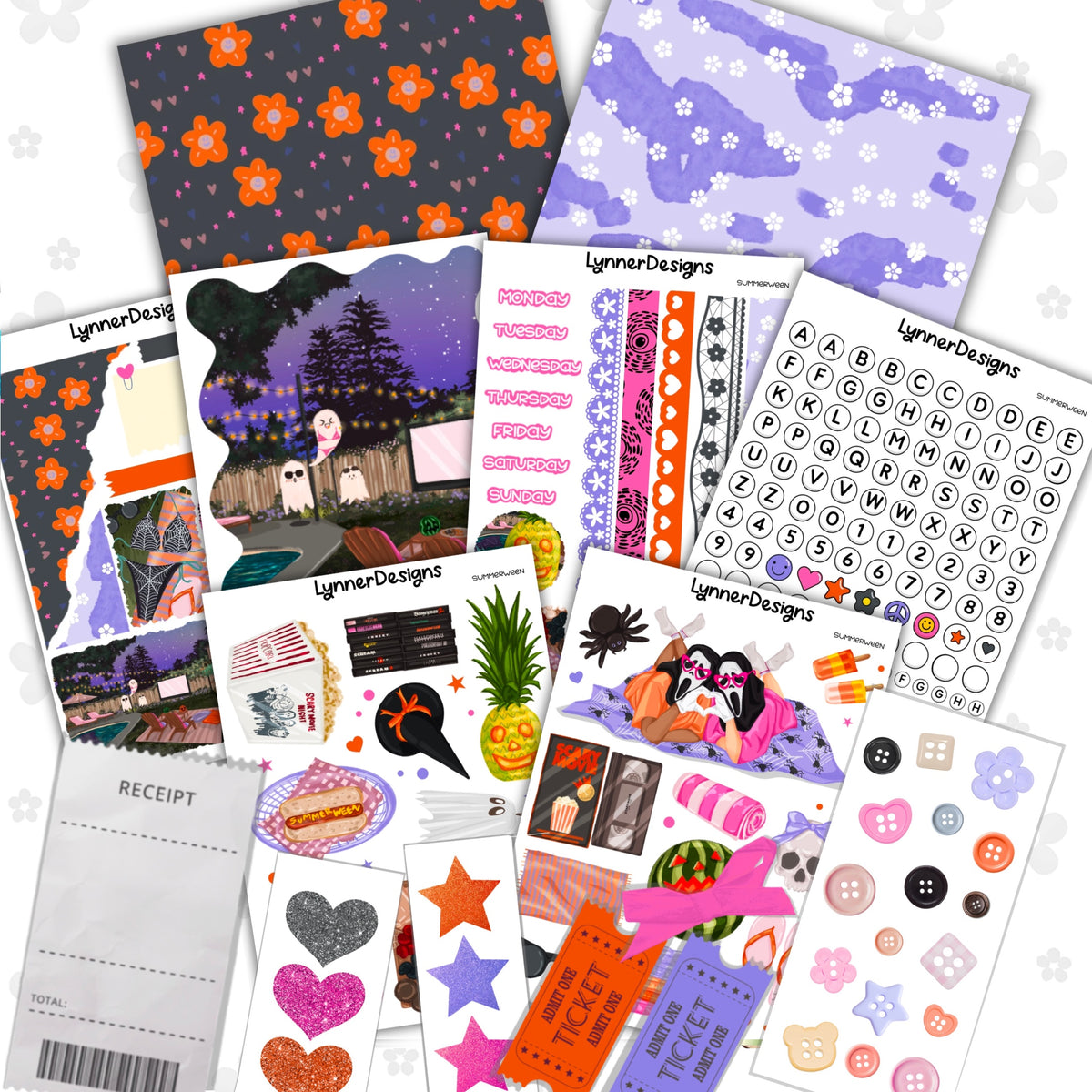 Journaling Kit / Junk Journal - Summerween