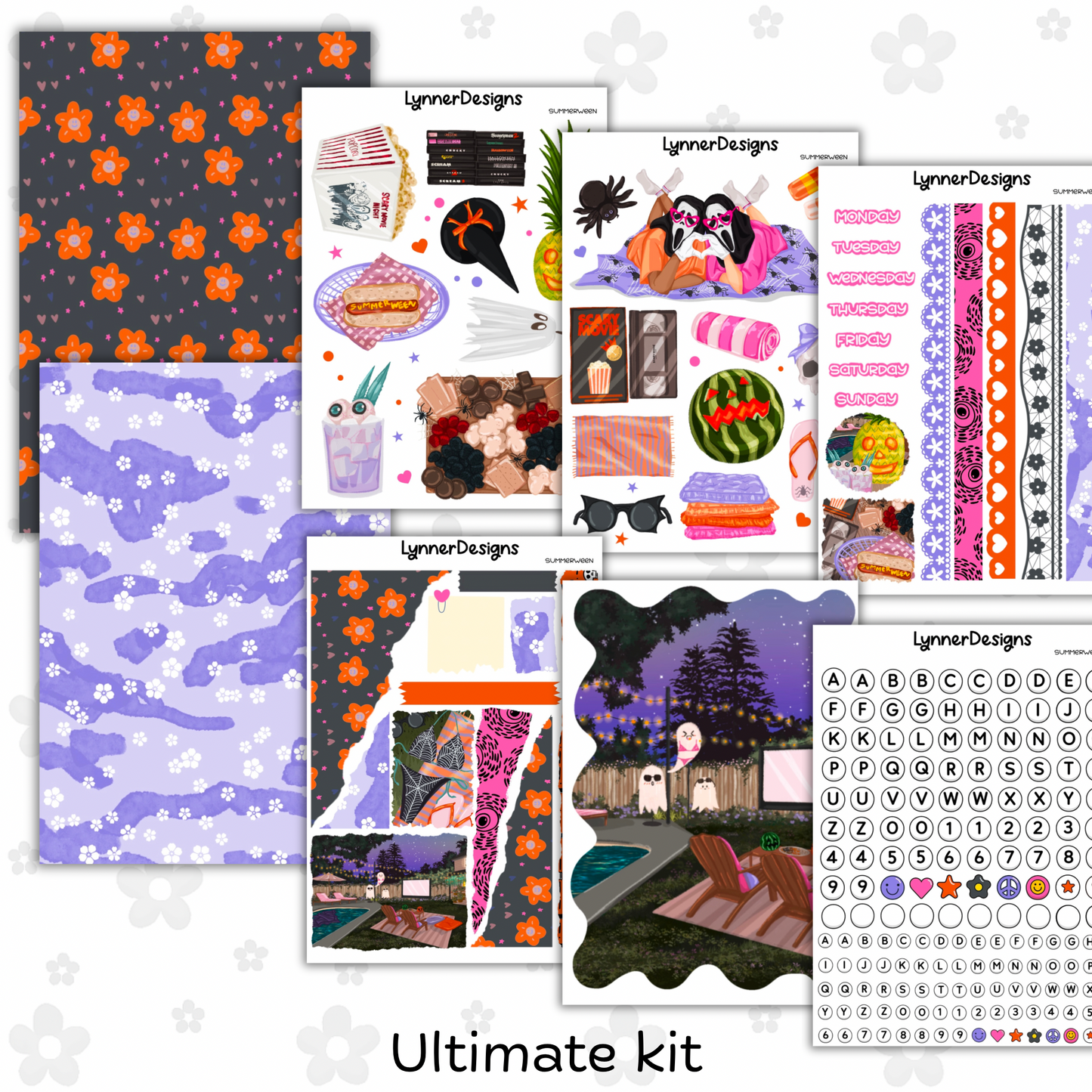 Printable - Summerween Journaling / Junk Journal Kit
