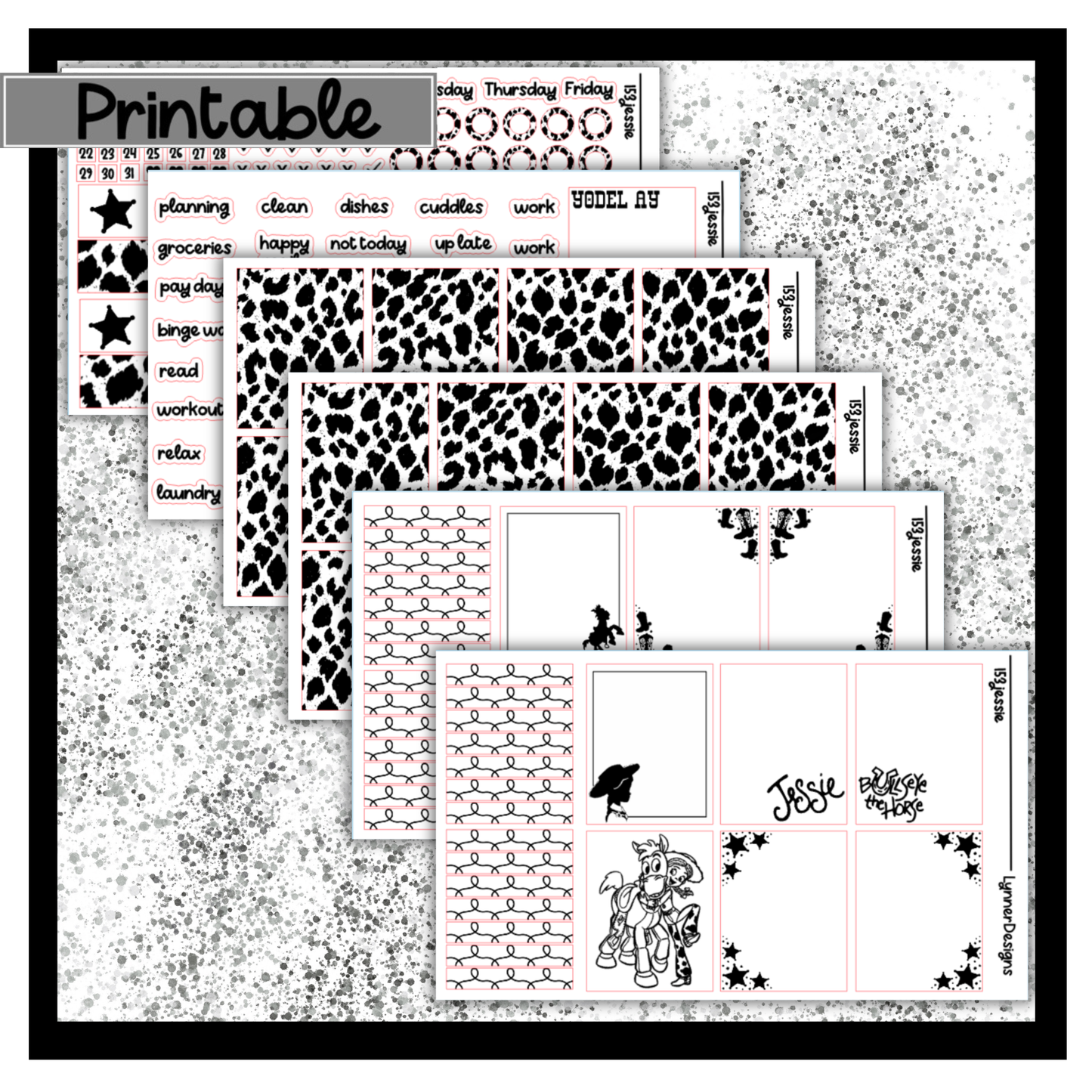 Printable - 153 Jessie Foil Pack