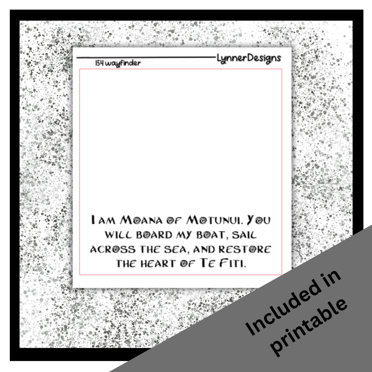 Printable - 154 Wayfinder Foil Pack
