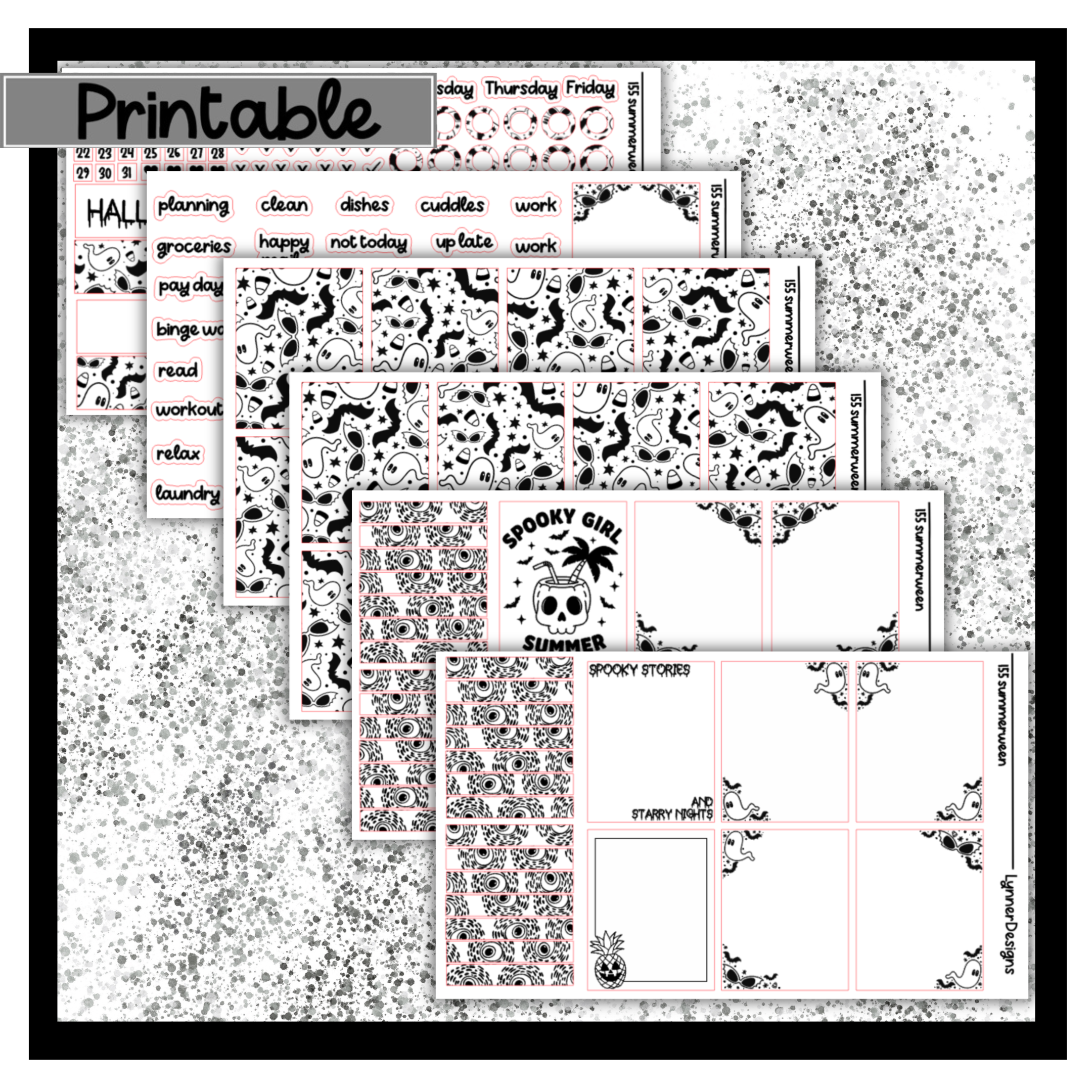 Printable - 155 Summerween Foil Pack – LynnerDesigns