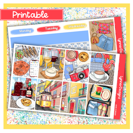 Printable - Escape to Portugal Weekly Kit