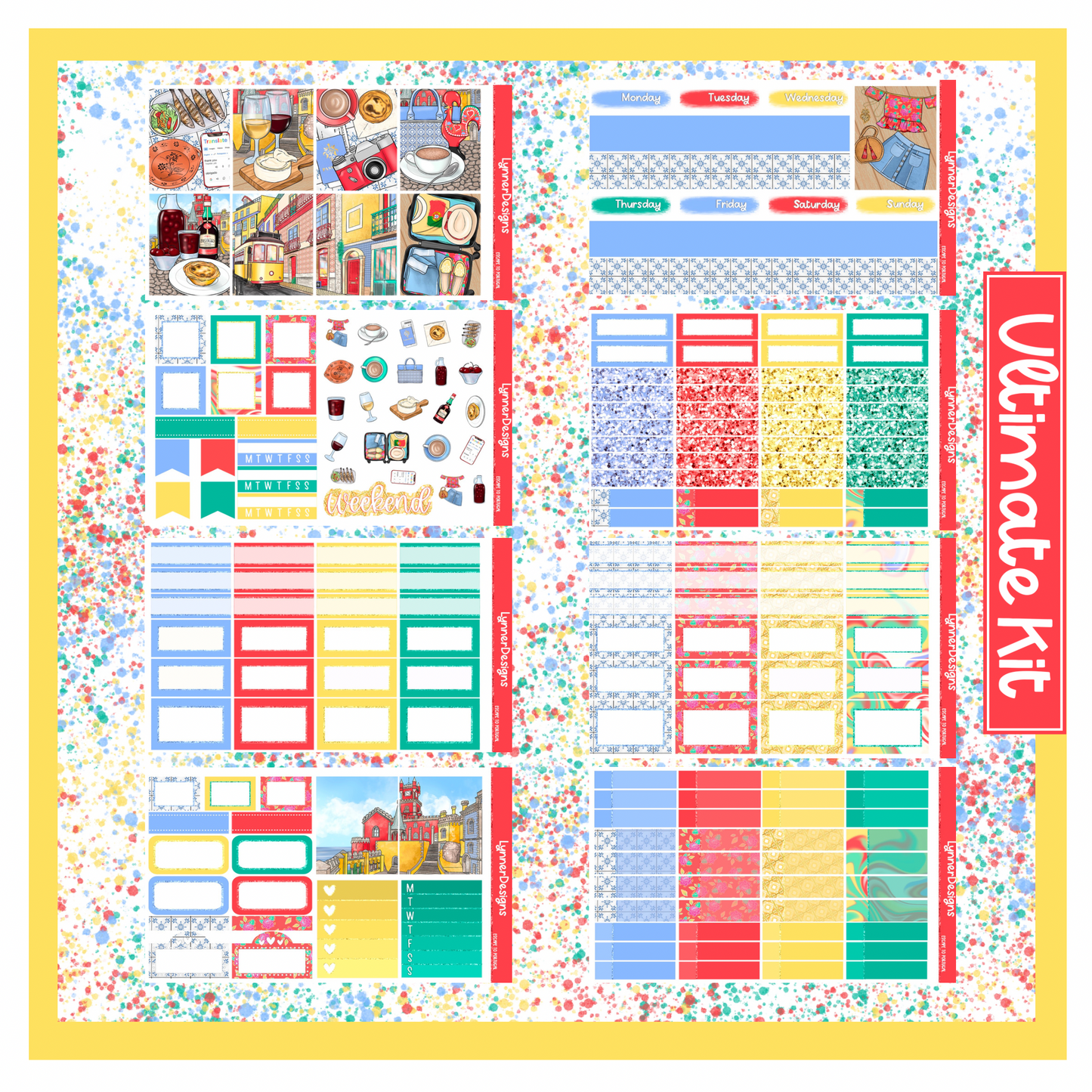 Printable - Escape to Portugal Weekly Kit