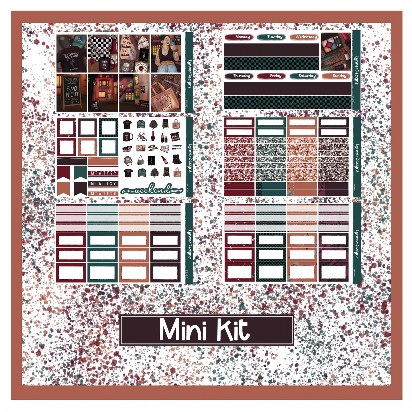 Emo Night - Vertical Weekly Kit