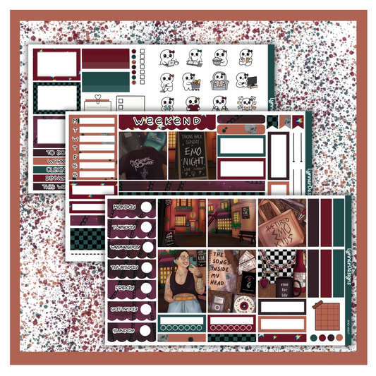 Emo Night - Hobonichi Cousin Weekly Kit