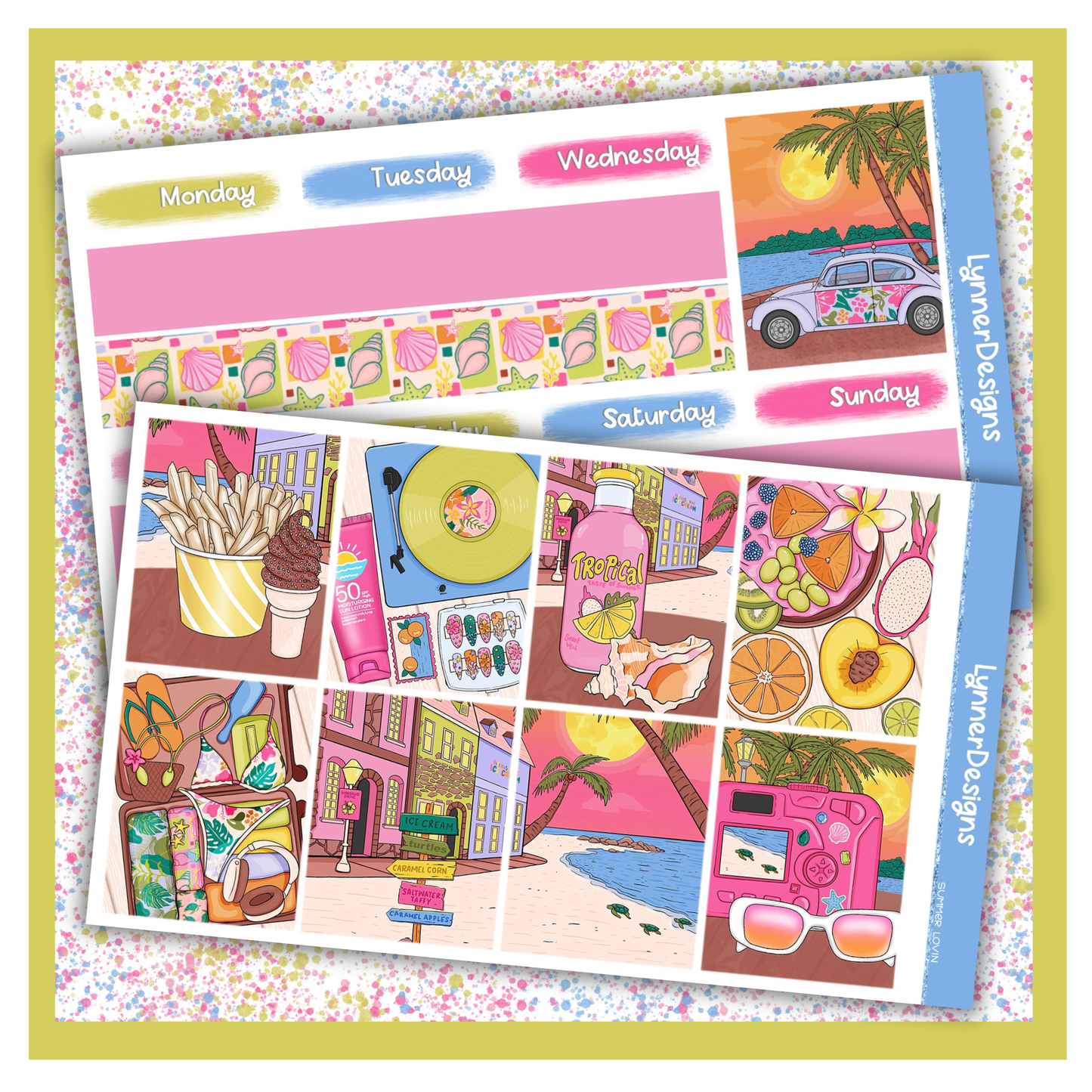 Summer Lovin - Vertical Weekly Kit