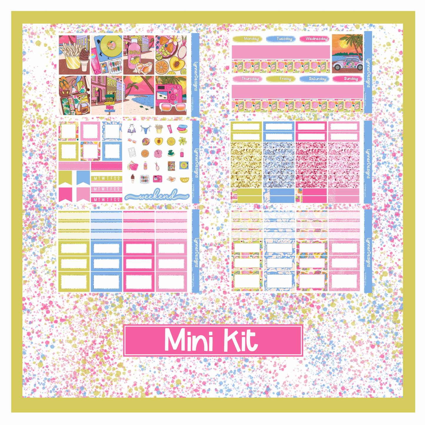 Summer Lovin - Vertical Weekly Kit