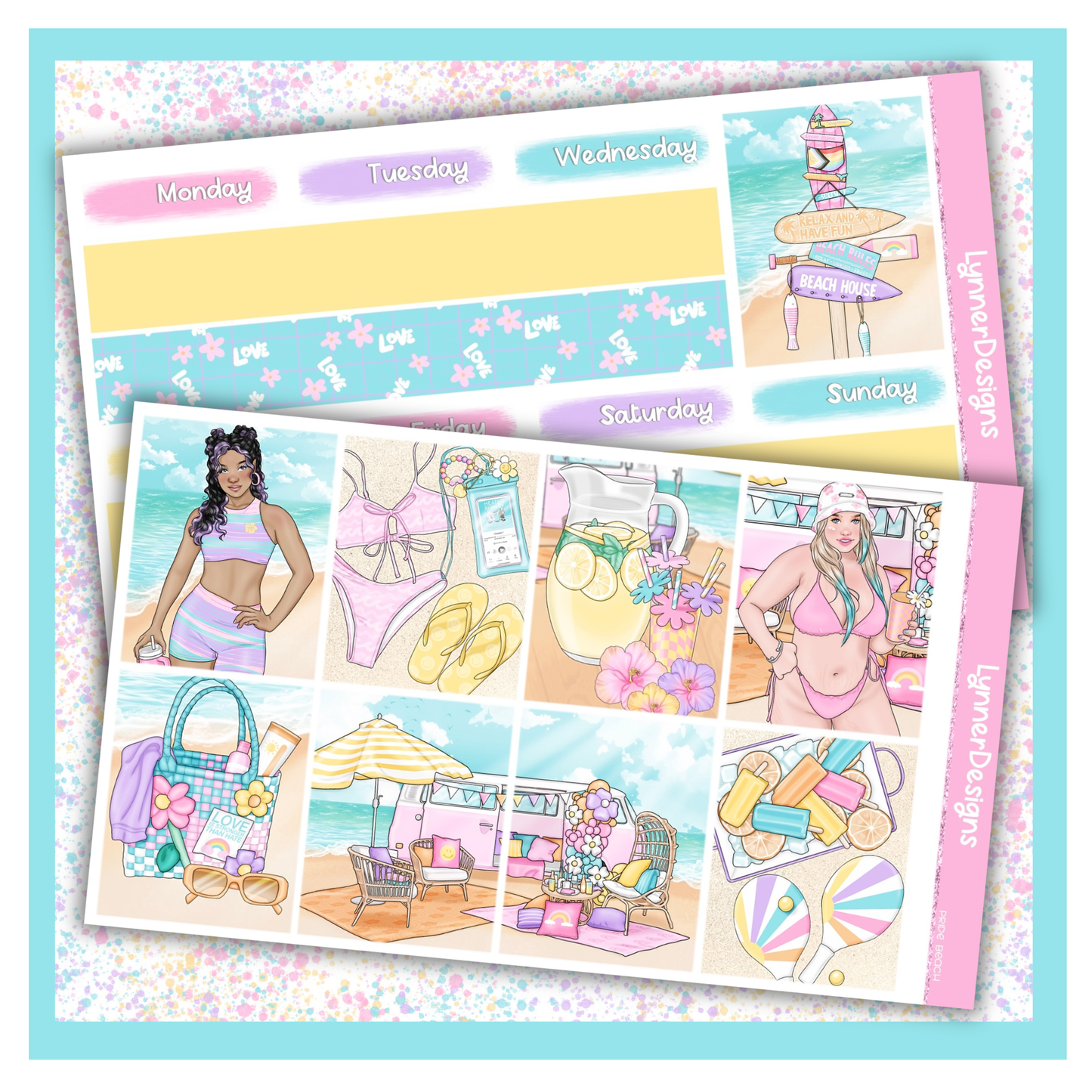 Pride Beach - Vertical Weekly Kit