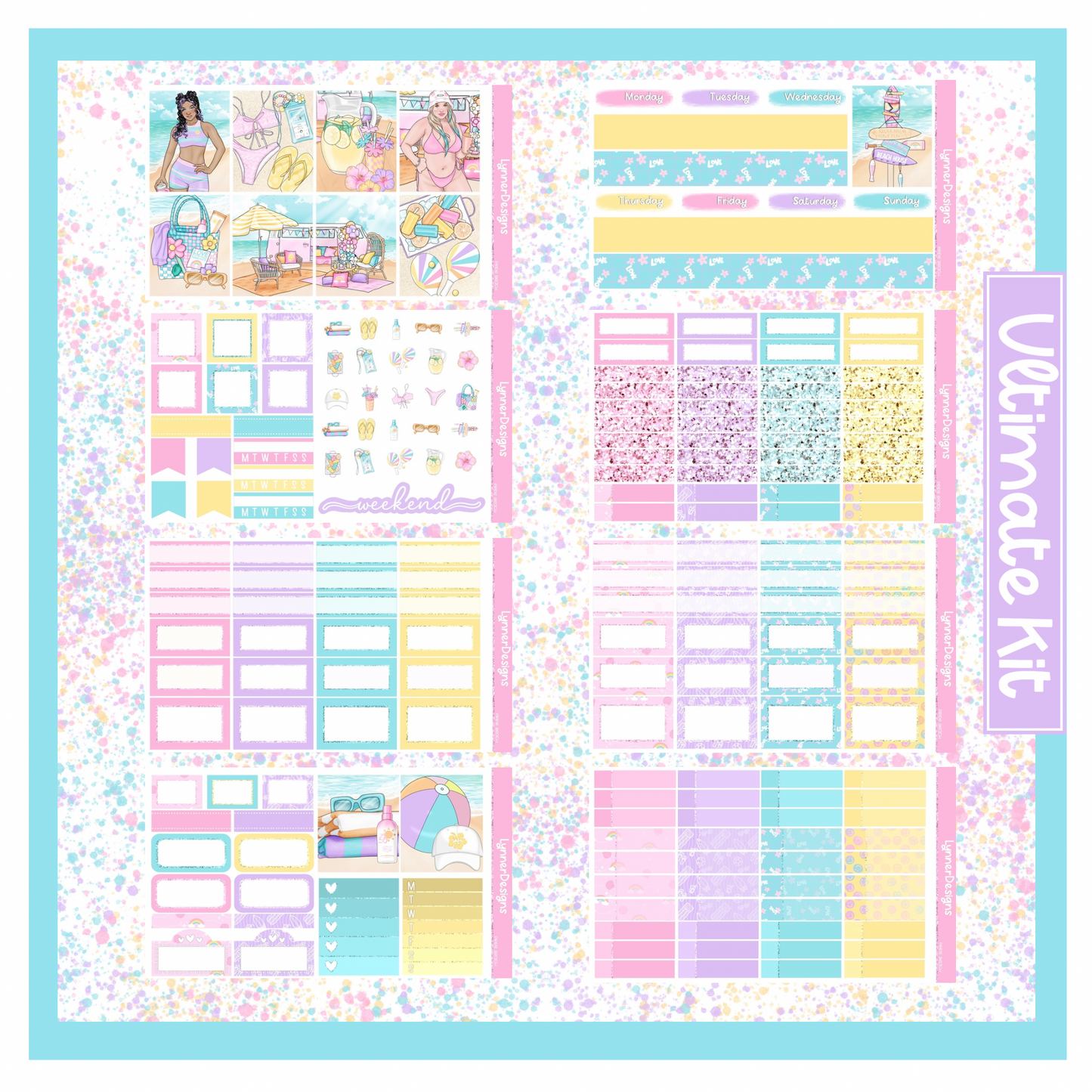 Pride Beach - Vertical Weekly Kit