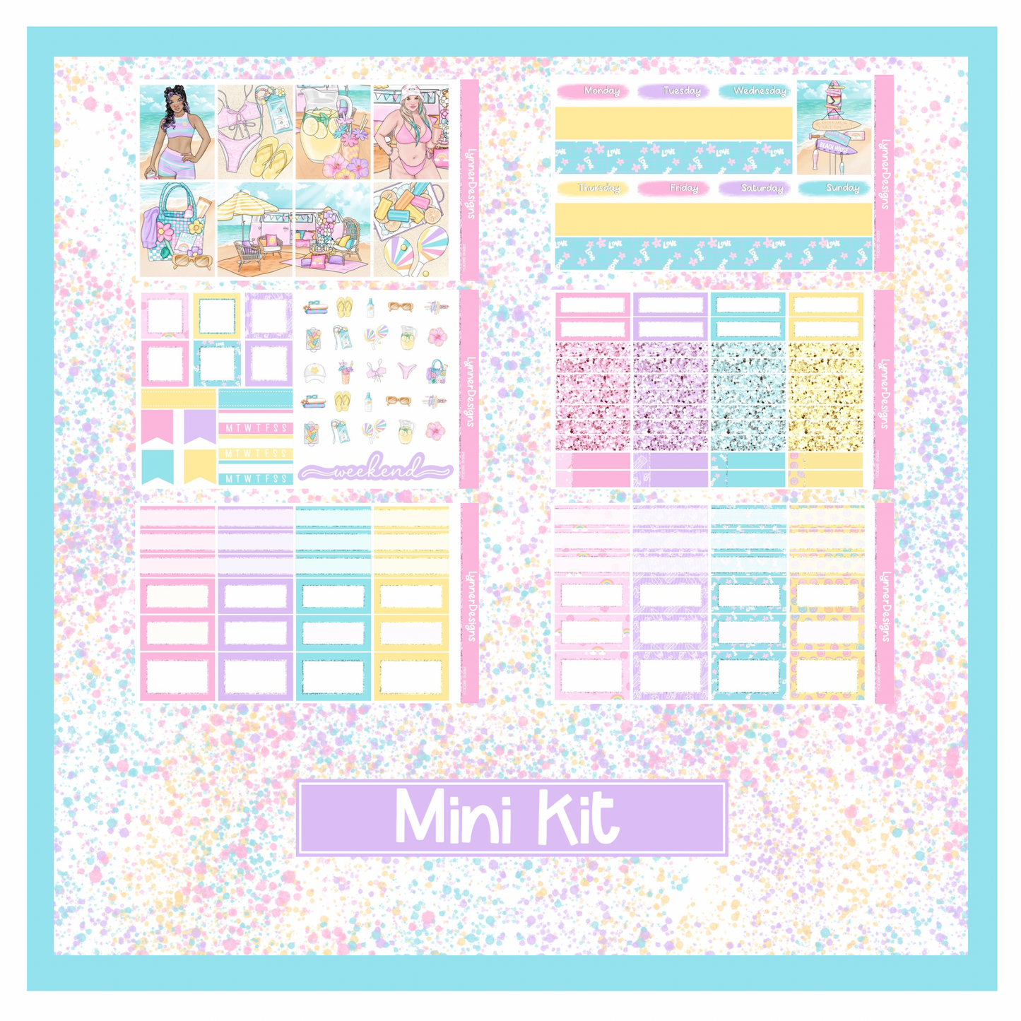 Pride Beach - Vertical Weekly Kit