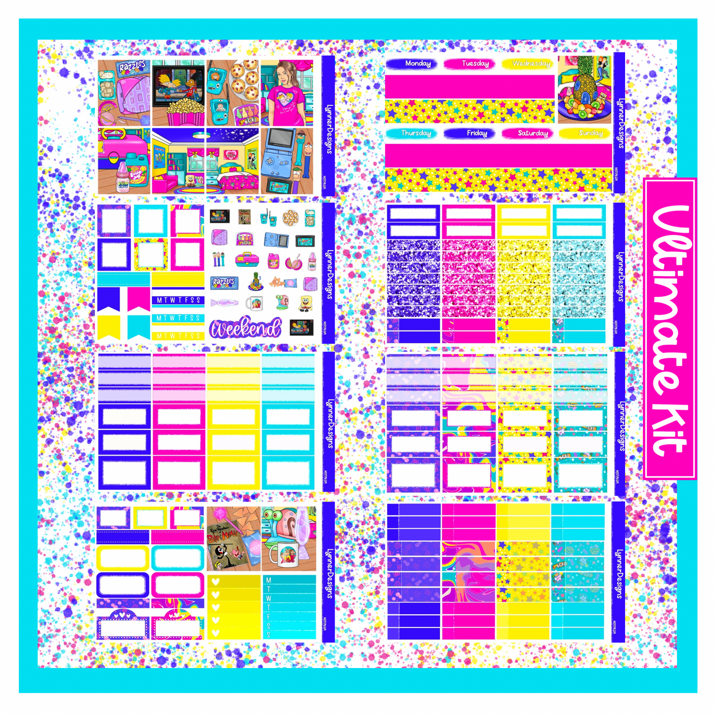 Printable - Nostalgia Weekly Kit