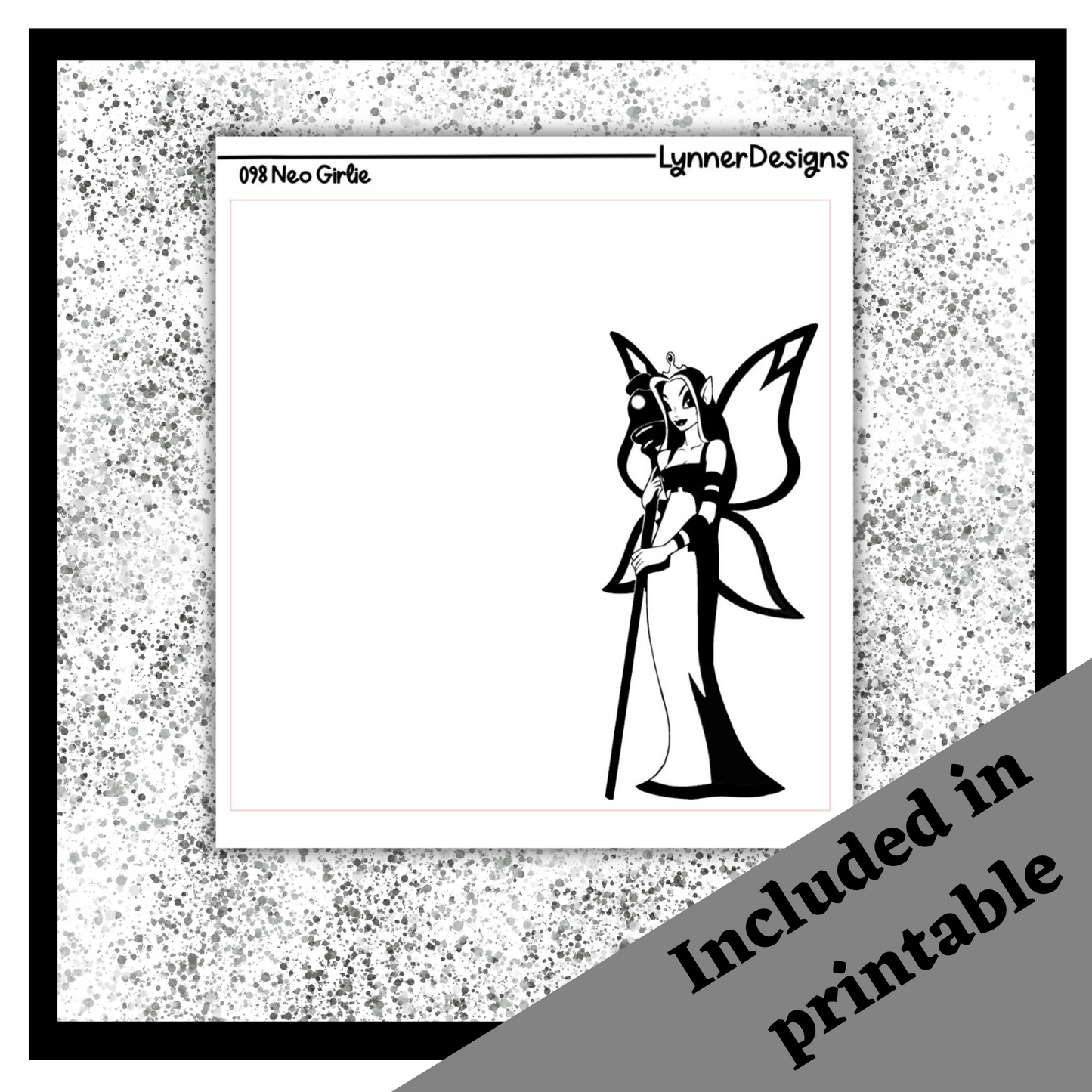 Printable 098 Neo Girlie Foil Pack