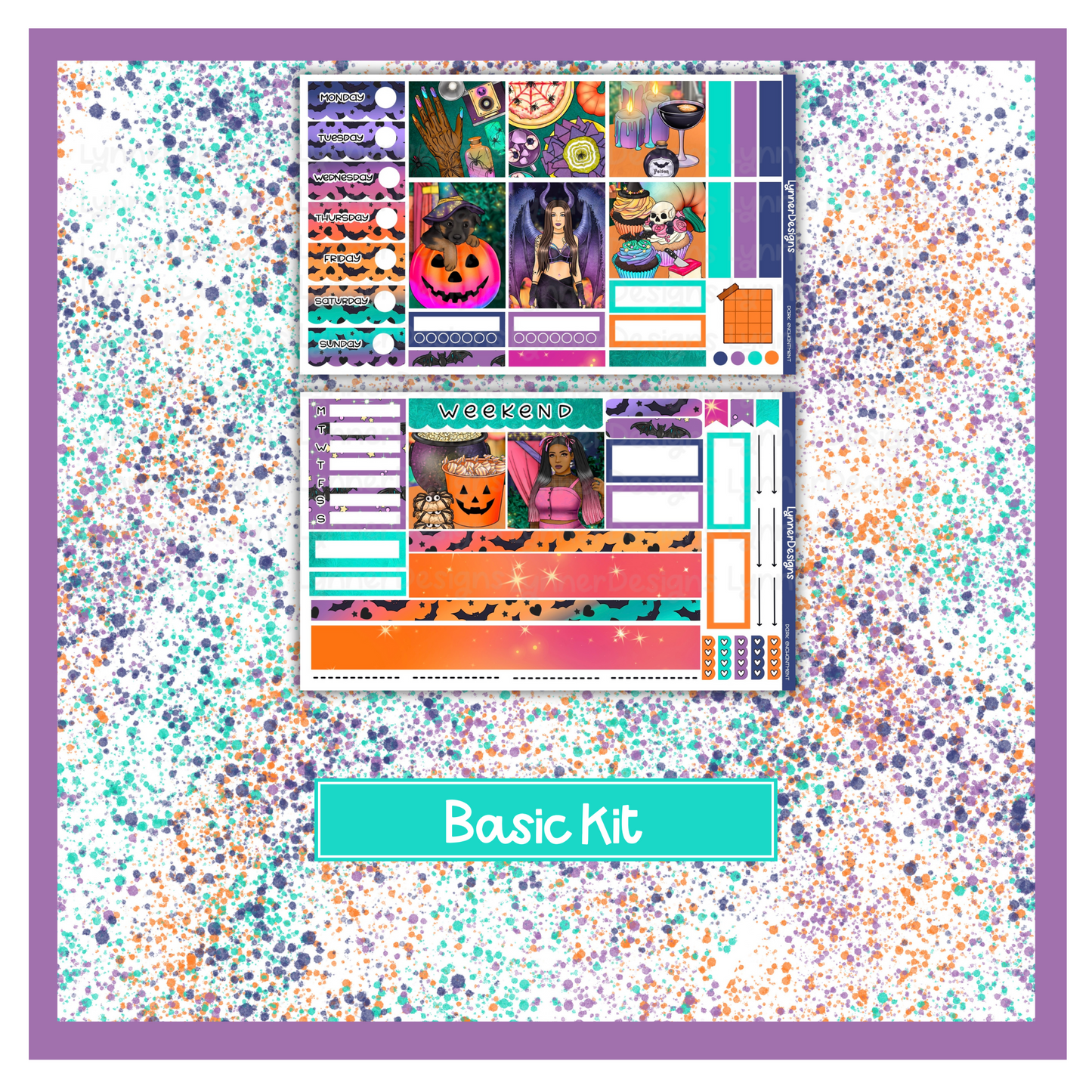 Dark Enchantmen - Hobonichi Cousin Weekly Kit