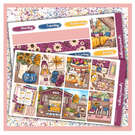 Autumn Wishes - Vertical Weekly Kit