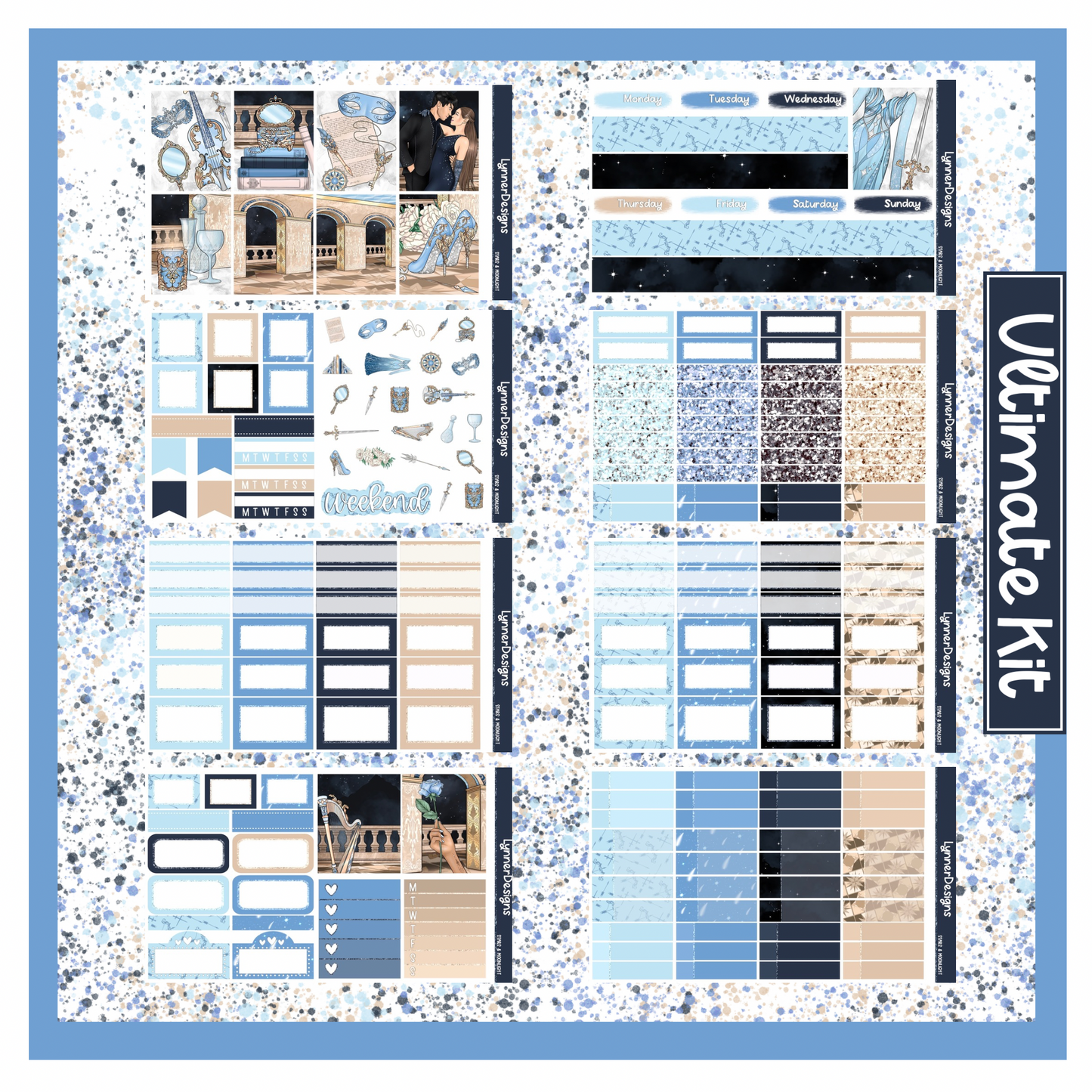 Printable - Stars & Moonlight Weekly Kit