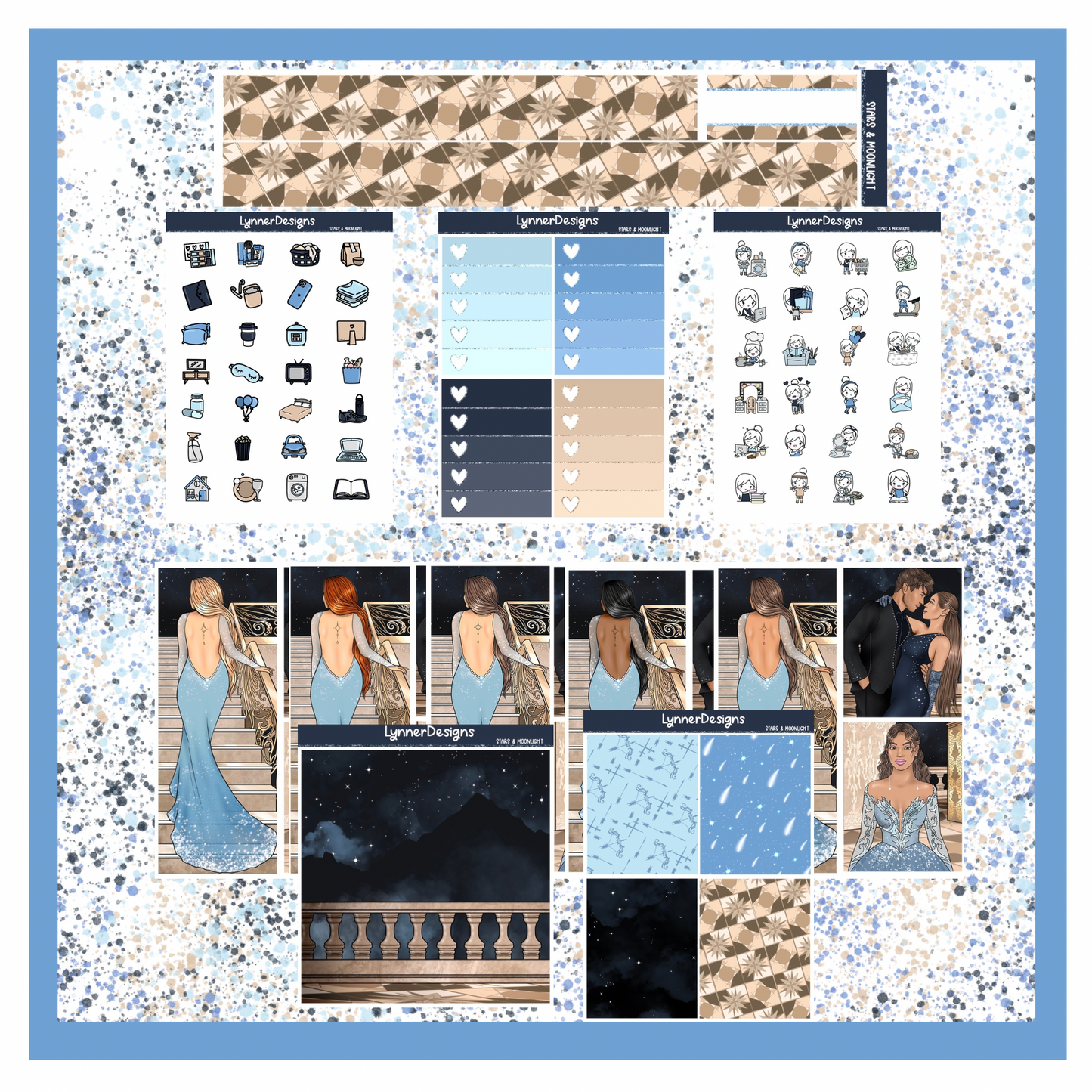 Printable - Stars & Moonlight Weekly Kit