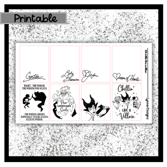 Printable - Overlay 038 Chillin Like a Villian