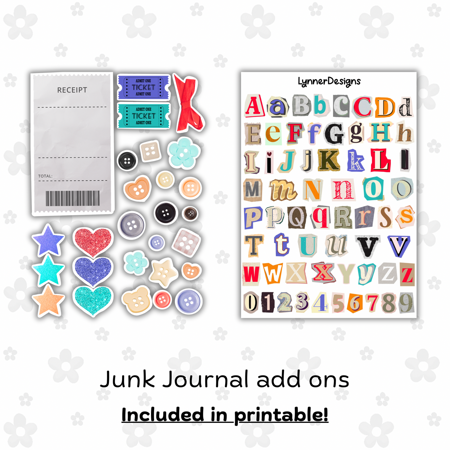 Printable - Old School Journaling / Junk Journal Kit