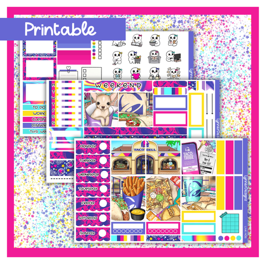Printable - Live Mas Hobonichi Cousin Weekly Kit