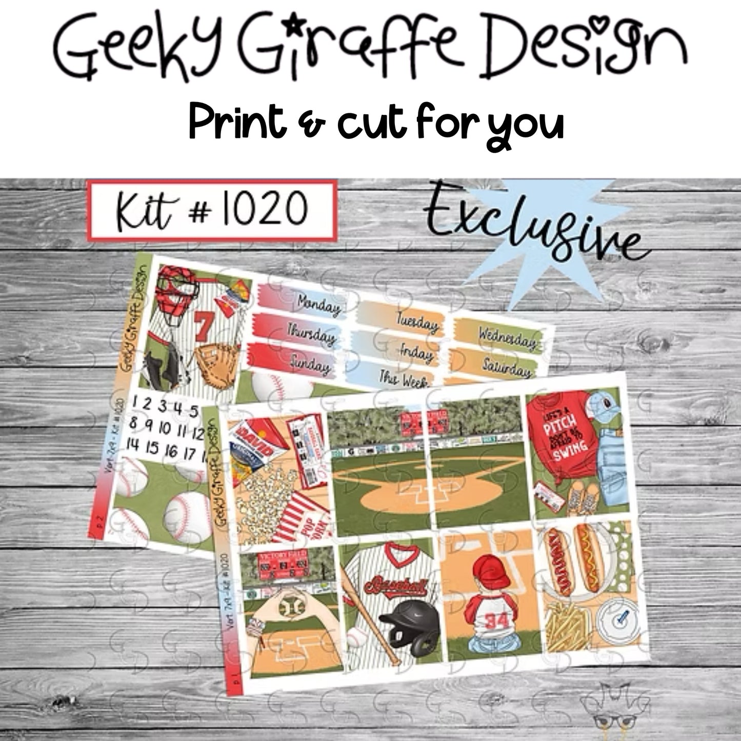 Geeky Giraffe Design kit 1020 - MUST buy printable from her shop first