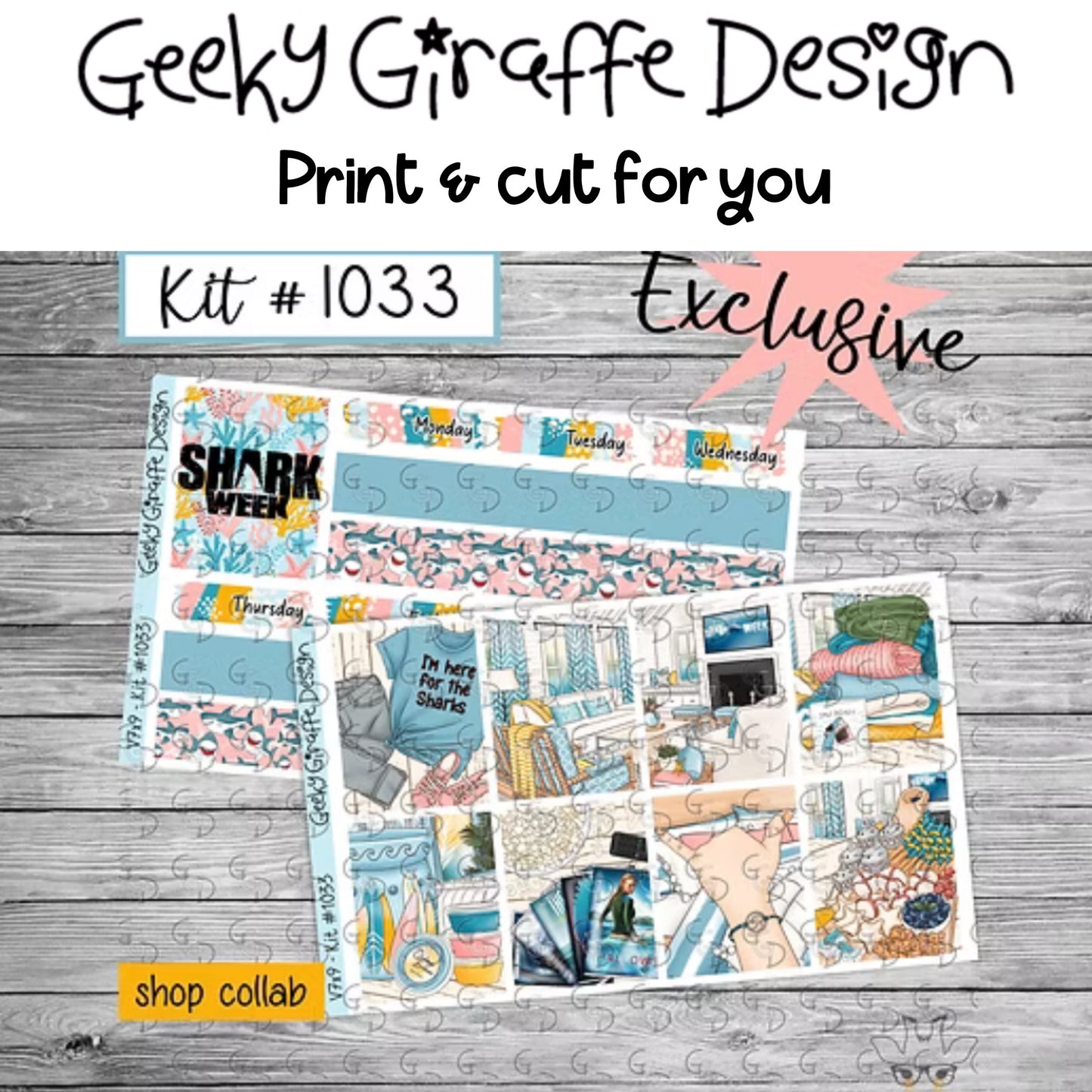 Geeky Giraffe Design kit 1033 - MUST buy printable from her shop first