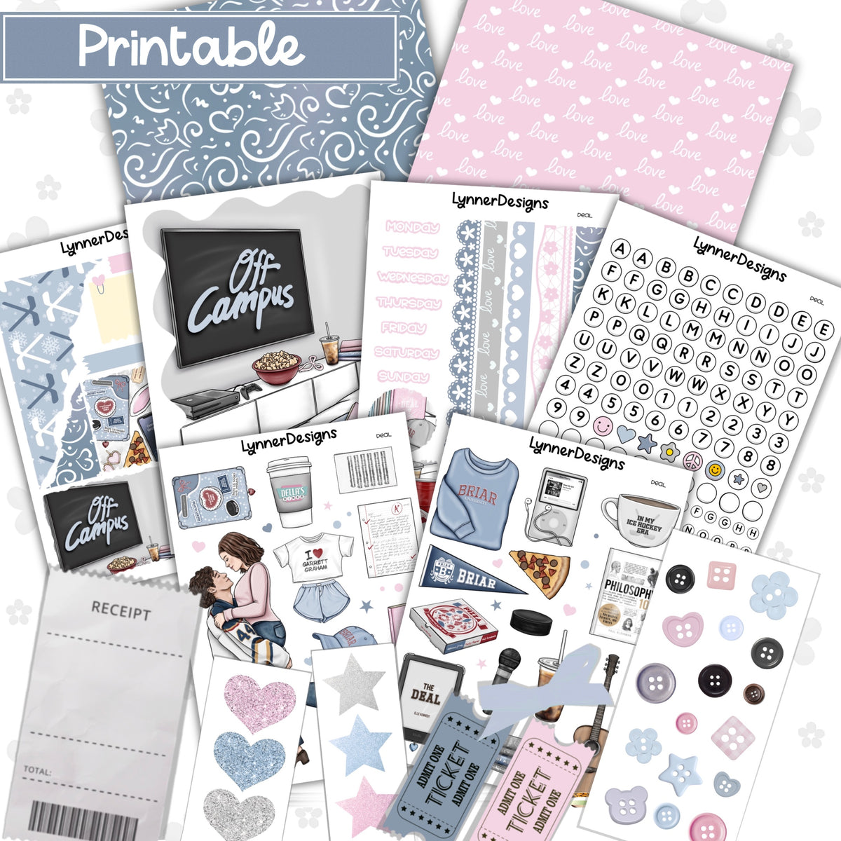 Printable - Deal Journaling / Junk Journal Kit
