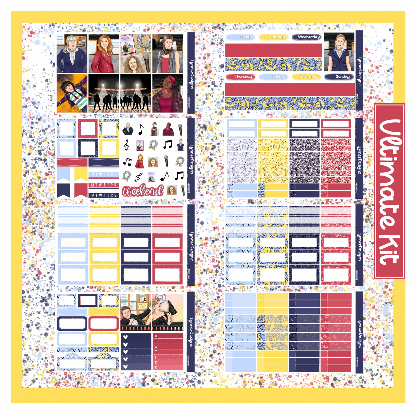 Printable - Barden Bellas Weekly Kit