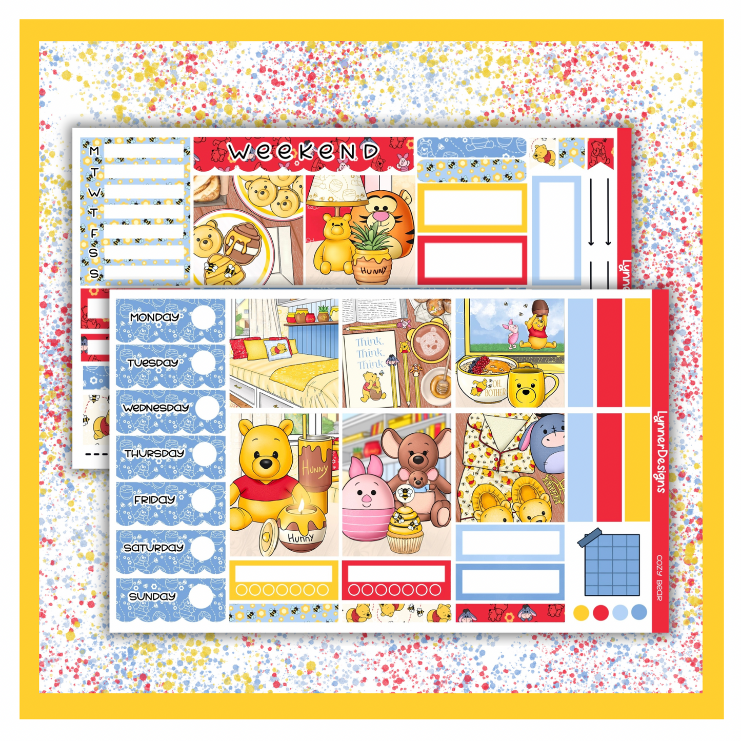 Cozy Bear - Hobonichi Cousin Weekly Kit