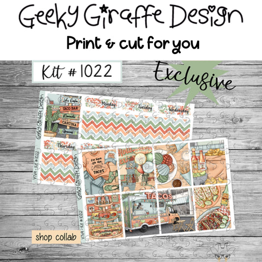 Geeky Giraffe Design kit 1022 - MUST buy printable from her shop first