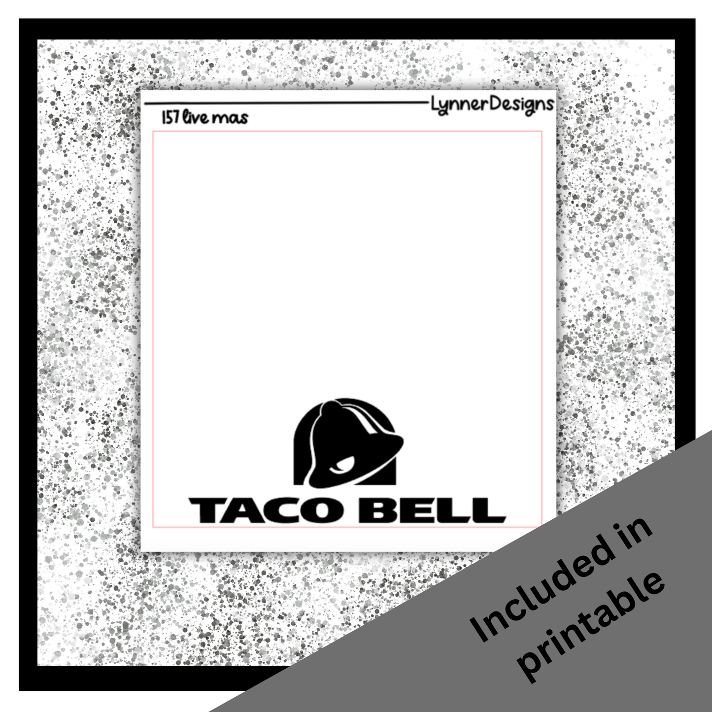 Printable - 157 Live Mas Foil Pack